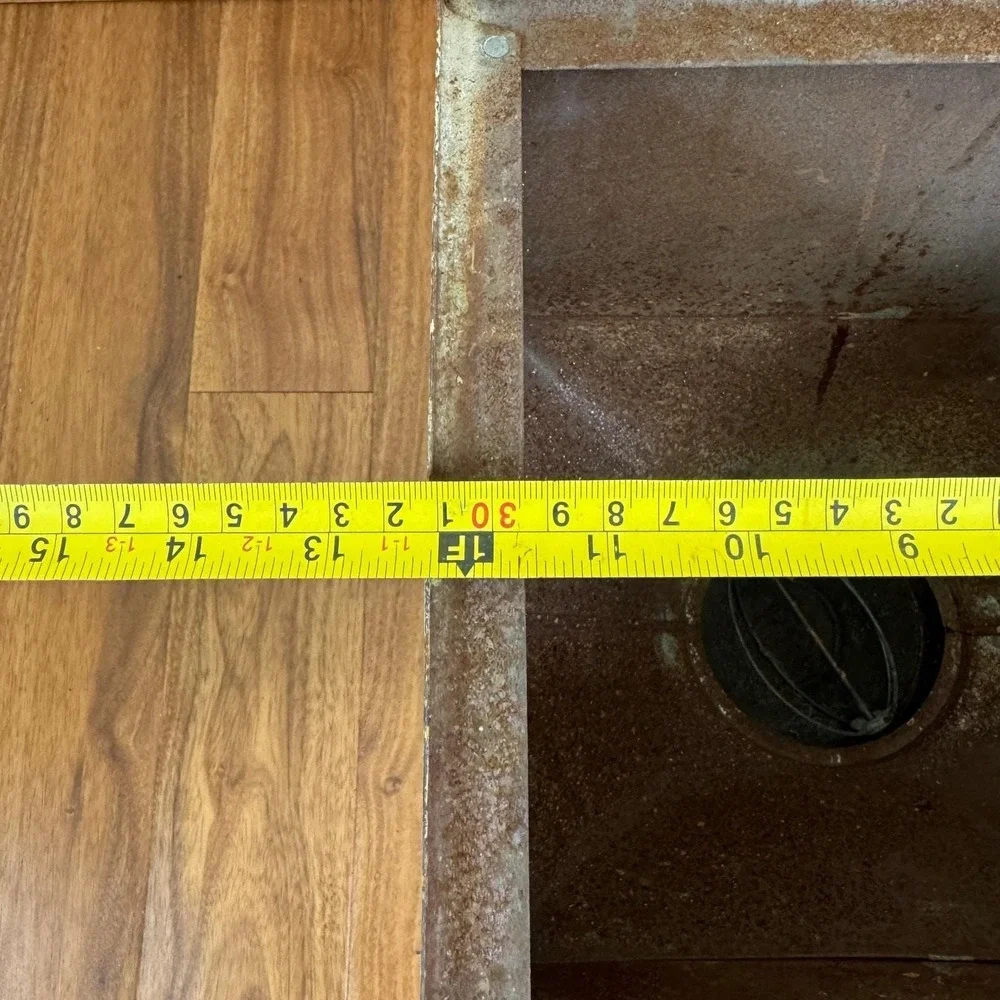 Authentic Hoosier Cabinet Flour bin & sifter bowl Salvage Works Needs Refinished
